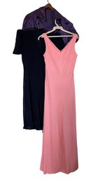 Vintage Womens Dresses Including Pink Maxi Dress