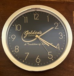 Goldens Wall Clock