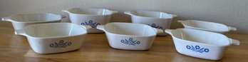 Set Of 7 Corning Ware 1 3/4 Cup Square Dish