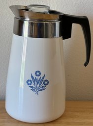 Corning Ware Stove Top Coffee Pot W/filter