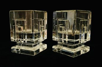 Waterford Crystal Square Candle Holders
