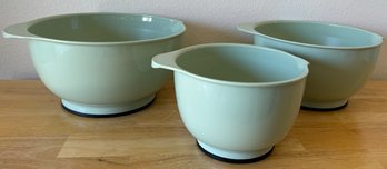 Set Of 3 KitchenAid Plastic Mixing Bowls