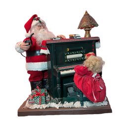 Vintage Mr And Mrs Claus Sing Along Decor