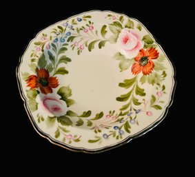 Vintage Noritake Floral Gold Trimmed Plate