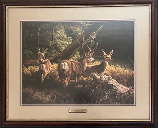 Barbara Peets - 'On Golden Trout Lake' - Framed Art Print Signed And Numbered