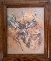 K. Maroon - 'The Silent Buck' - Framed Art Print