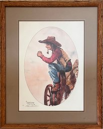 Clyde Denker - Limited Edition Lithograph Signed Artist Proof With COA