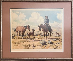 Harold Bryant - 'The Challenge' - Framed Art Print