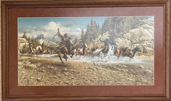 Frank McCarthy - 'The Last Crossing' - Signed And Numbered Framed Art Print