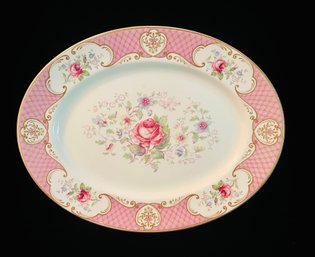 Myott & Sons Staffordshire England Rose Pink Platter