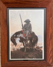 Harvey T Dunn - 'The Scout' - Framed Art Print