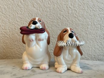 Bassett Hound Salt And Pepper Shakers