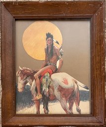 William Henry Dethlef Koerner - 'Painted Pony' - Framed Art Print