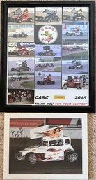 Colorado Automobile Club Framed Poster, 2015 With Signed Photo Of Randy Whitman