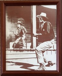 Photo Print Of John Wayne And Ricky Nelson From The Film Rio Bravo