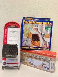 Spaetzle Maker, Pocket Gourmet, And Potato Processor
