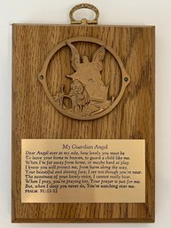 My Guardian Angel Hanging Plaque