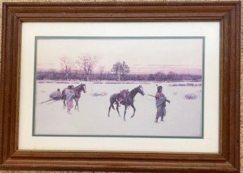 Henry Farny - 'Laramie Creek' - Framed Art Print