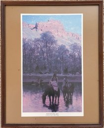 Henry Farny - 'Days Of Long Ago' - Framed Art Print