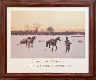 Henry Farny - 'Laramie Creek' - Framed Art Poster Print - Denver Art Museum