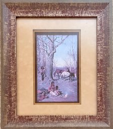 Henry Farney - 'The Boy's Breakfast' - Framed Art Print