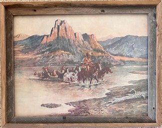 CM Russell - 'Return Of The Renegades' Framed Art Print