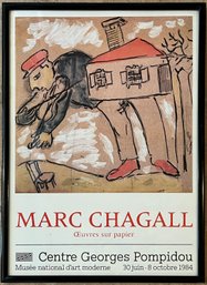 Marc Chagall Framed Exhibition Poster