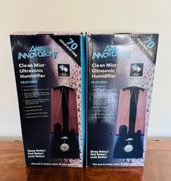 Two (2) Air Innovations Clean Mist Ultrasonic Humidifiers - In Original Packaging