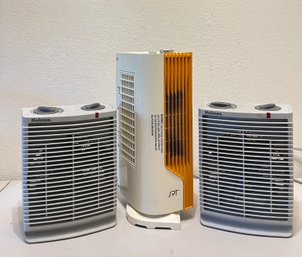 Trio Of Space Heaters Holmes And SPT