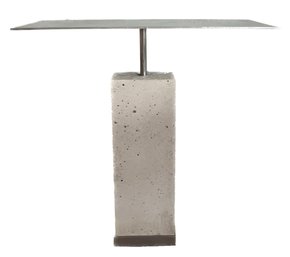 Concrete And Steel Console Table