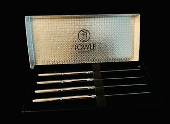 4 Towle Silversmiths Knives, 1 Of 2