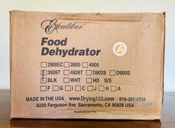 New In Box Excalibur Food Dehydrator 3926T