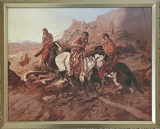 CM Russell - 'The Scout' - Framed Art Print