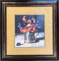 Flower Pitcher, Framed Artwork