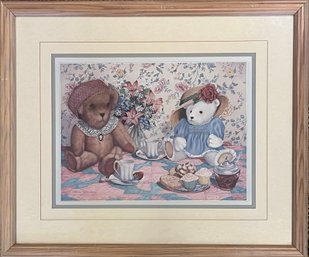 Two Fir Tea Art Print Signed Donna Richardson