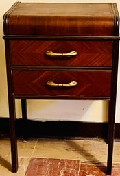 Vintage Wooden Sewing Cabinet