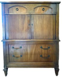 Vintage Solid Hardwood Armoire