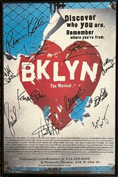BKLYN The Musical Poster, Signed By Cast Mates