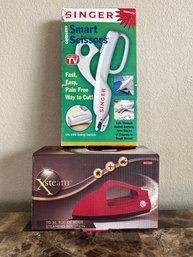 Xsteam Hand Steamer And Singer Smart Scissors