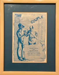 The Odd Couple Vintage Print  By Neil Simon