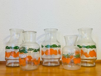 Vintage Anchor Hocking Orange Juice Pitchers