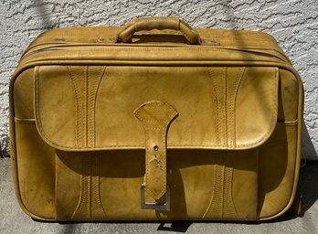 Vintage American Tourister Yellow Escort Luggage Bag