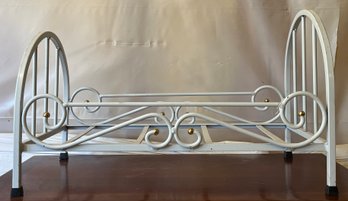 Vintage Wrought Iron Doll Bed