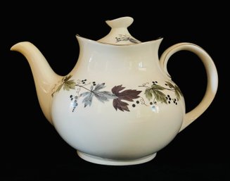 Royal Doulton Burgundy Teapot