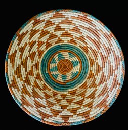 West African Handwoven Decorative Bowl