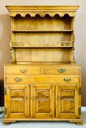 Solid Wood Farm Style Hutch