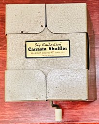 Vintage Canasta Card Shuffler