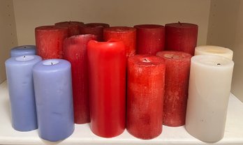 15 Pillar Candles
