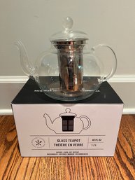 William Sonoma Glass Teapot