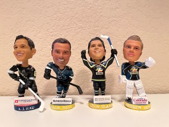 Colorado Eagles Bobble Heads Including Hau, Hogg, Ulanski And Penner